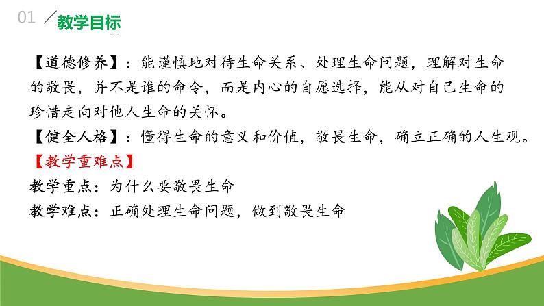 8.2 敬畏生命 课件 2023-2024上学期 七年级道德与法治 统编版 (2)第2页