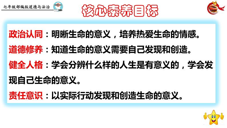 10.1  感受生命的意义 课件 2023-2024上学期 七年级道德与法治 统编版第3页