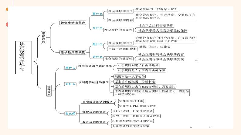 2023-2024学年八年级道德与法治（部编版）上学期期中考点大串讲 第三课 社会生活离不开规则（课件）第5页