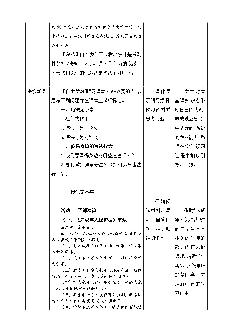 5.1法不可违-教学设计第2页