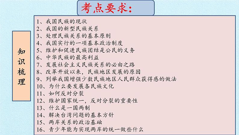 第七课  中华一家亲（复习课件）-2023-2024学年九年级道德与法治上学期精品课件+习题（部编版）02