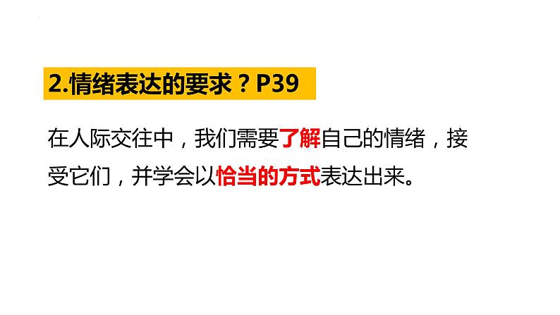 4.2情绪的管理  课件 七年级道德与法治下册 （部编版）07