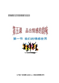 人教部编版七年级下册我们的情感世界教案及反思