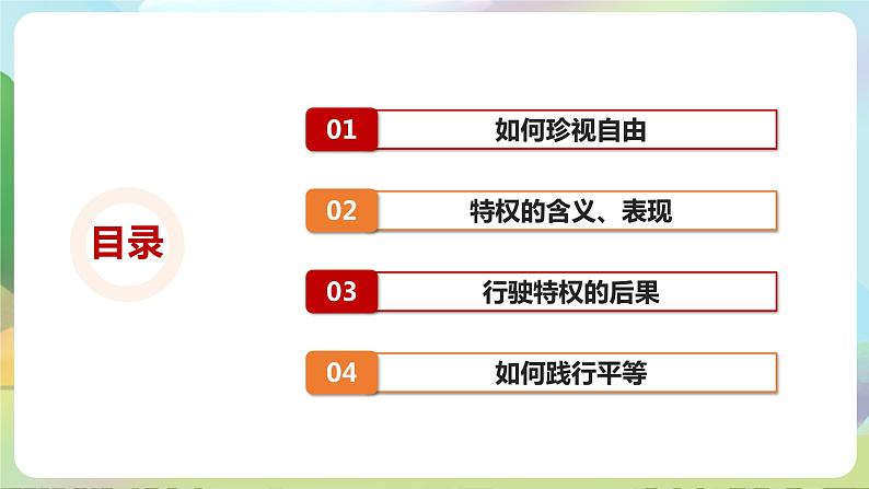 人教部编版道法八年下册 7.2《 自由平等的追求》课件02