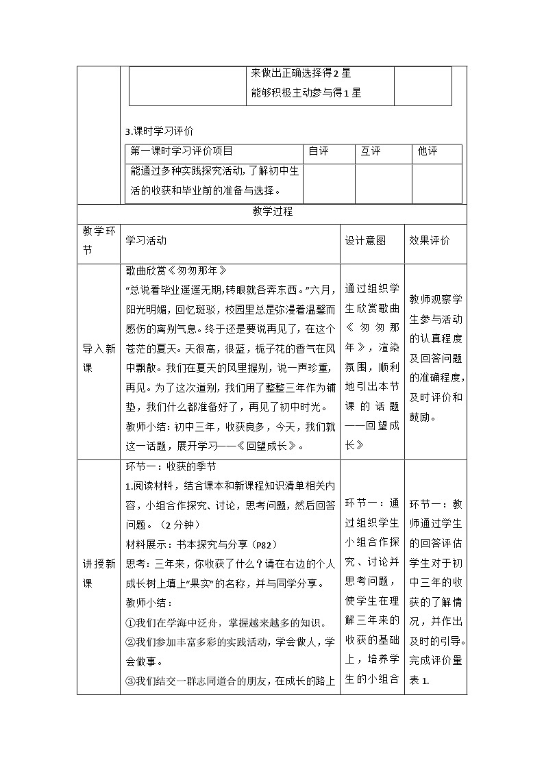 【新课标大单元】部编版九下道法 7.1 《回望成长 》课件+教案+练习（含答案解析）02
