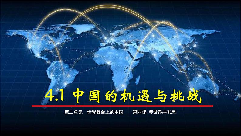 部编版道法九年级下册 4.1 中国的机遇与挑战 同步课件+音视频素材02