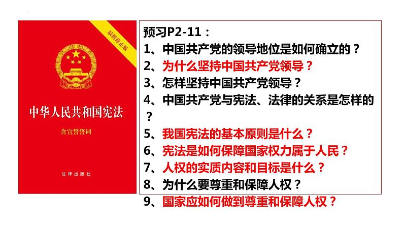 1.1党的主张和人民意志的统一（同步课件） 八年级道德与法治下册 （统编版） (3)第4页