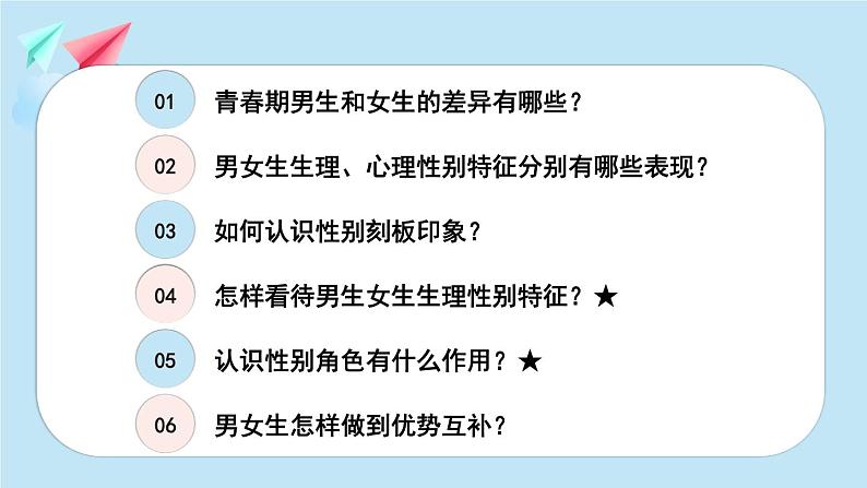 部编版七年级下册道德与法治课件 1.2.1 男生女生第4页