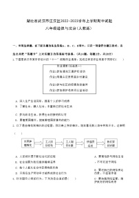 湖北省武汉市江汉区2022-2023学年上学期八年级道德与法治期中试题（含答案）