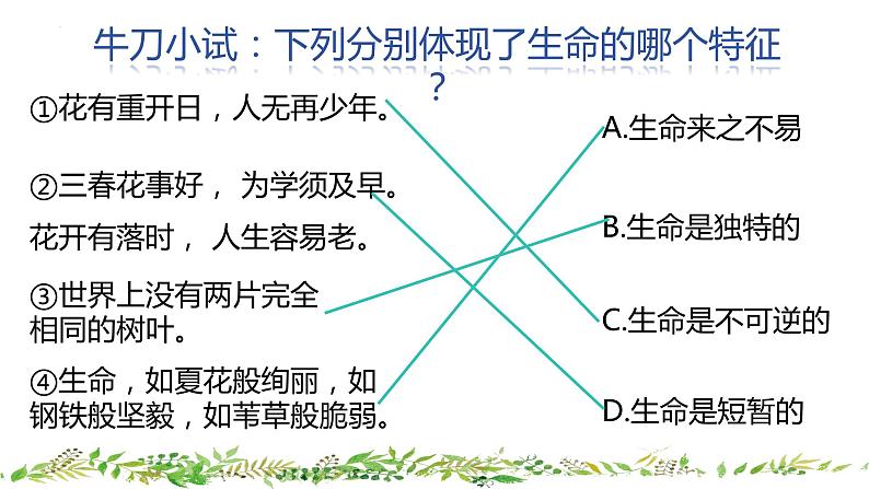 8.1+生命可以永恒吗+课件-2023-2024学年统编版道德与法治七年级上册08