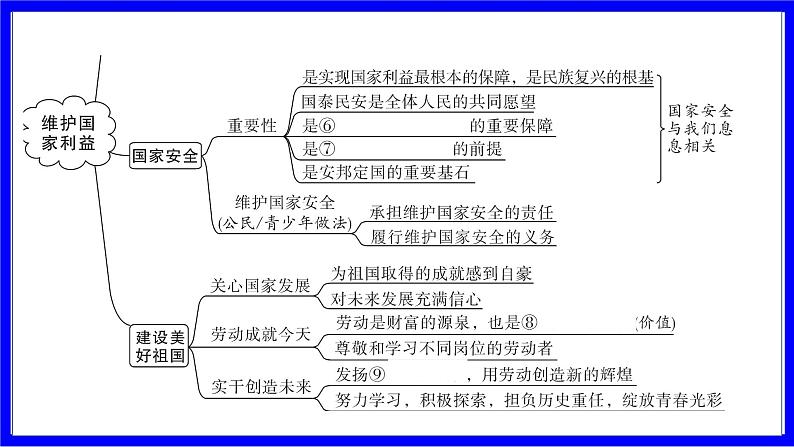 道法中考总复习 第一部分 教材知识精讲 八上 第四单元 维护国家利益 PPT课件第4页