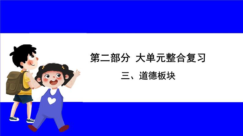 道法中考总复习 第二部分 大单元整合复习 三、道德板块 单元设计13 身心健康 PPT课件第1页