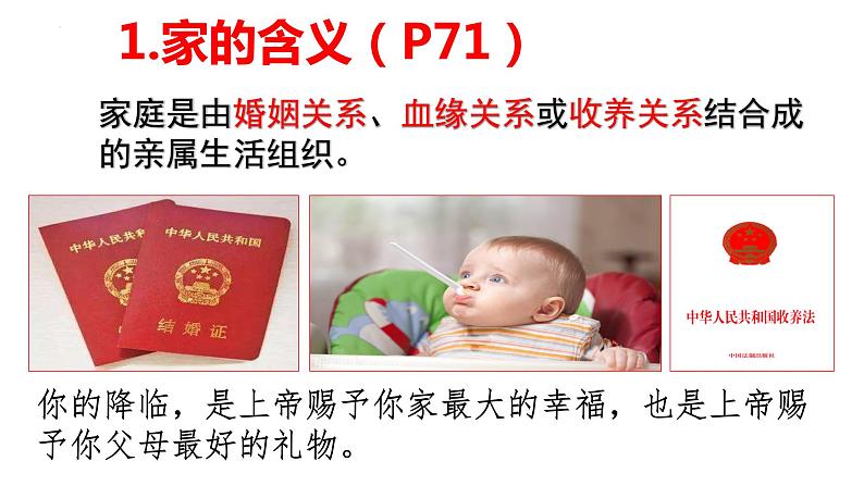 7.1+家的意味+课件-2023-2024学年统编版道德与法治七年级上册07