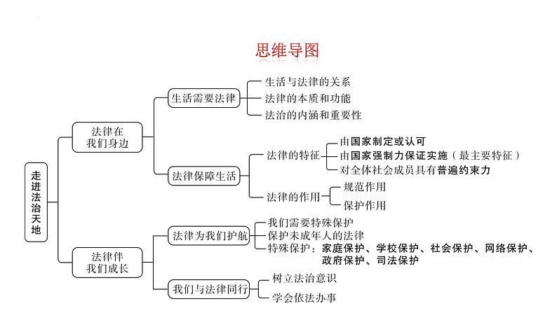 第四单元　走进法治天地+复习课件-+2023-2024学年统编版道德与法治七年级下册02