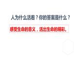 10.1+感受生命的意义+课件-2023-2024学年统编版道德与法治七年级上册