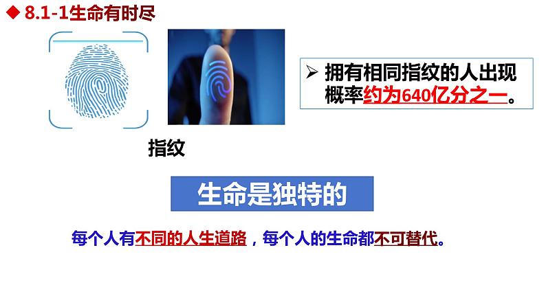 8.1+生命可以永恒吗+课件-2023-2024学年统编版道德与法治七年级上册 (1)第5页