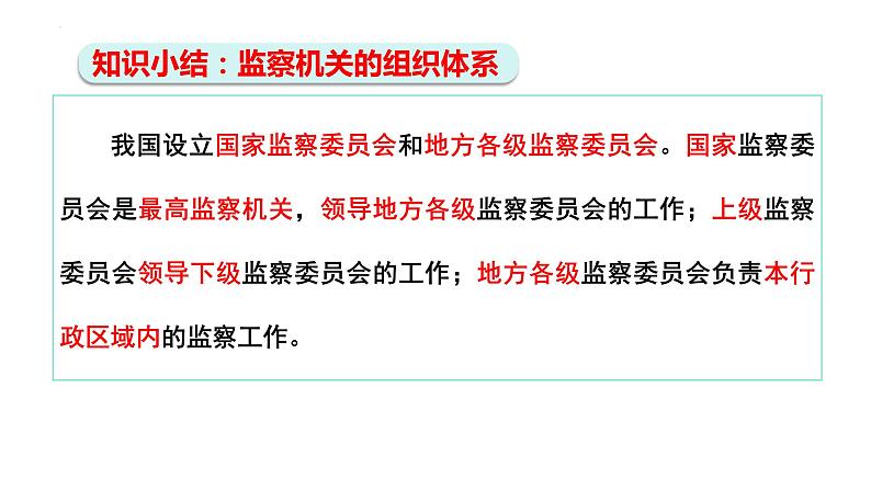 6.4 国家监察机关 课件-2023-2024学年统编版道德与法治八年级下册第8页