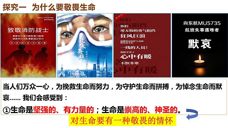 8.2+敬畏生命+课件-2023-2024学年统编版道德与法治七年级上册第5页