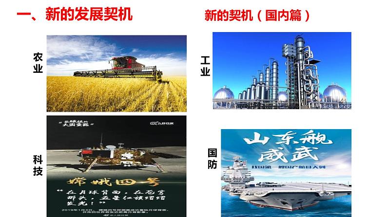 4.1+中国的机遇与挑战+课件-2023-2024学年统编版九年级道德与法治下册 (2)第4页