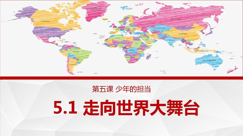 5.1 走向世界舞台（ 课件） 2023-2024学年九年级道德与法治下册 （部编版）第1页