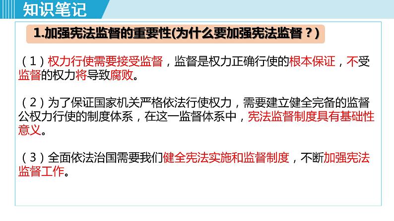 2.2 加强宪法监督 课件-2023-2024学年 部编版道德与法治八年级下册05