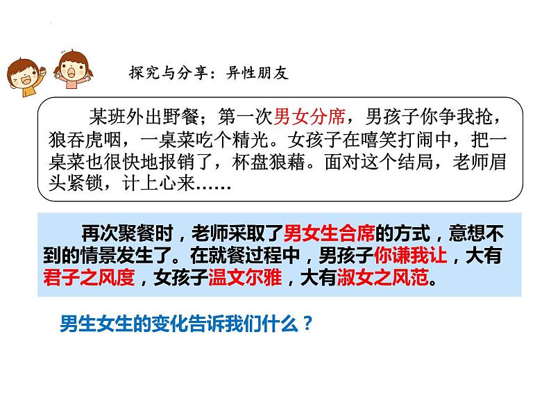 2.2 青春萌动  课件-2023-2024学年统编版道德与法治七年级下册06