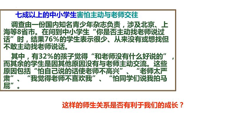 6.2+师生交往+课件-2023-2024学年统编版道德与法治七年级上册 (2) - 副本第4页