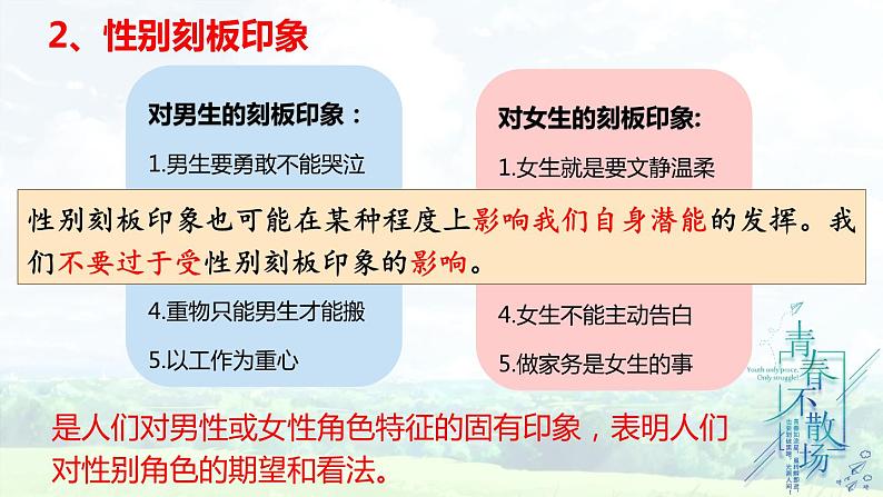 2.1 男生女生   课件-2023-2024学年统编版道德与法治七年级下册08