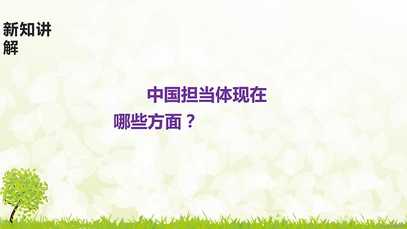 部编版九年级下册道德与法治3.1《中国的担当》课件第7页