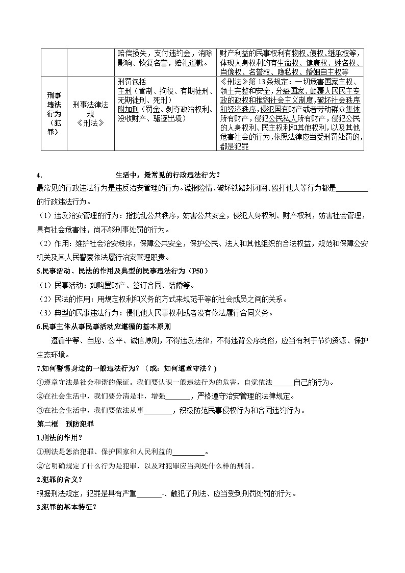 第05讲 做守法的公民（原卷版）第2页