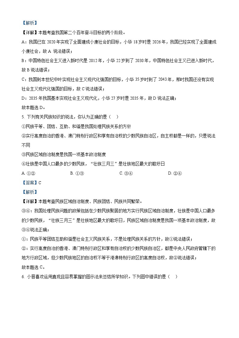 山西省临汾市杏园中学2023-2024学年九年级上学期期末道德与法治试题03