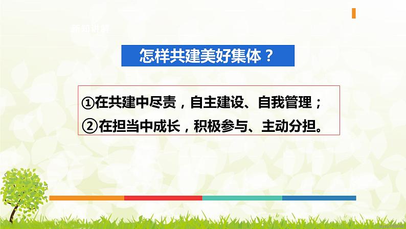 部编版七年级下册道德与法治第三单元8.2《我与集体共成长》课件第7页