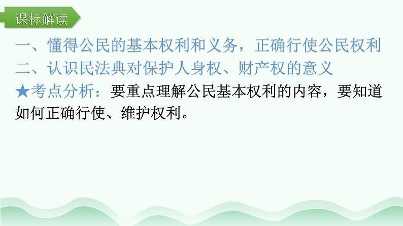 2024年中考道德与法治总复习（广东专用）：专题9  行使权利  履行义务 课件05