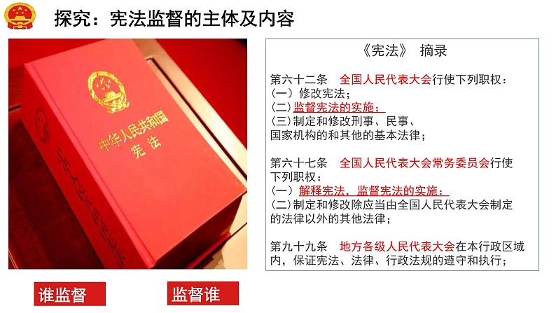 2.2+加强宪法监督+课件-2023-2024学年统编版道德与法治八年级下册第7页