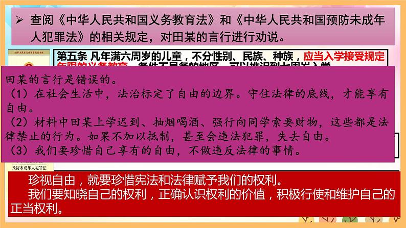 7.2+自由平等的追求+课件-2022-2023学年统编版道德与法治八年级下册第4页