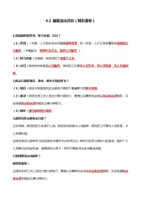 人教部编版九年级上册凝聚法治共识学案及答案