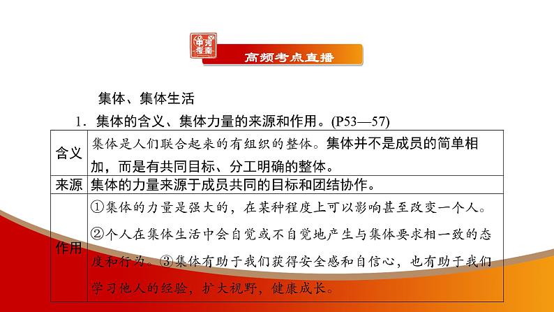 中考命题非常解读精华版道德与法治第一部分七年级下册第三单元课件第5页