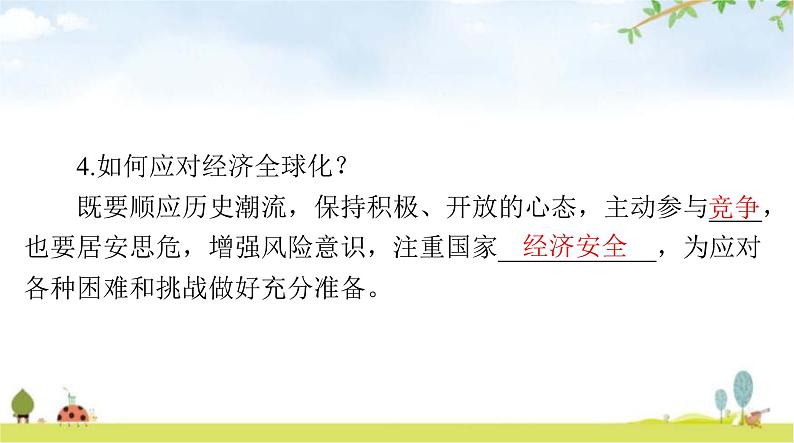 人教版九年级道德与法治下册第一单元第一课第1课时开放互动的世界课件第7页