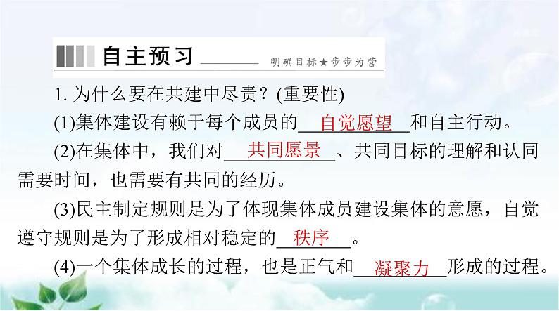 人教版七年级道德与法治下册第三单元第八课第二课时我与集体共成长课件第2页