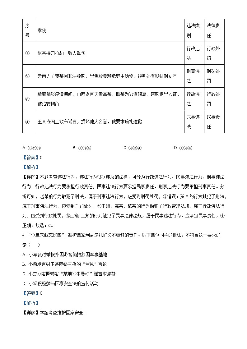 22，山东省东营市东营区文华学校2023-2024学年八年级下学期开学道德与法治试题第2页