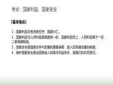 中考道德与法治复习专题二法治教育第十二节维护国家安全 捍卫国家利益课件