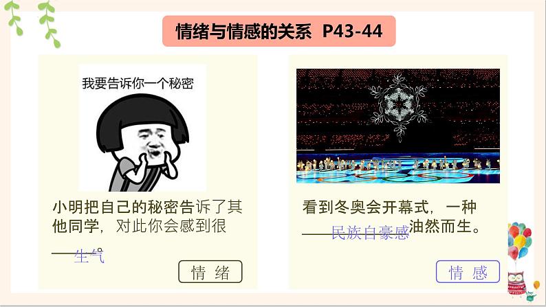 5.1+我们的情感世界+课件-+2023-2024学年统编版道德与法治七年级下册07