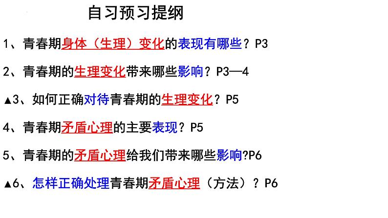 1.1 悄悄变化的我 课件-2023-2024学年统编版道德与法治七年级下册 (1)(2)第6页