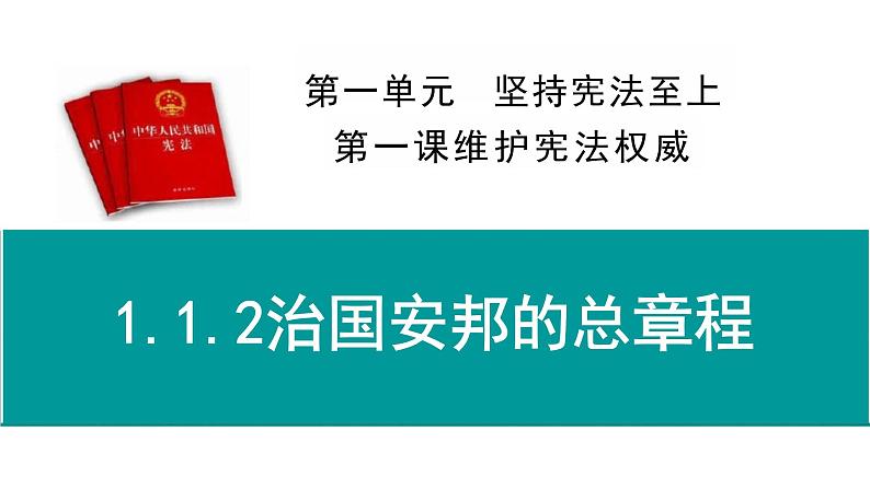 1.2+治国安邦的总章程+课件-2023-2024学年统编版道德与法治八年级下册第1页