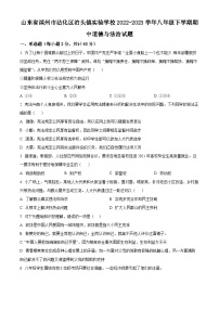 山东省滨州市沾化区泊头镇实验学校2022-2023学年八年级下学期期中道德与法治试题（原卷版+解析版）