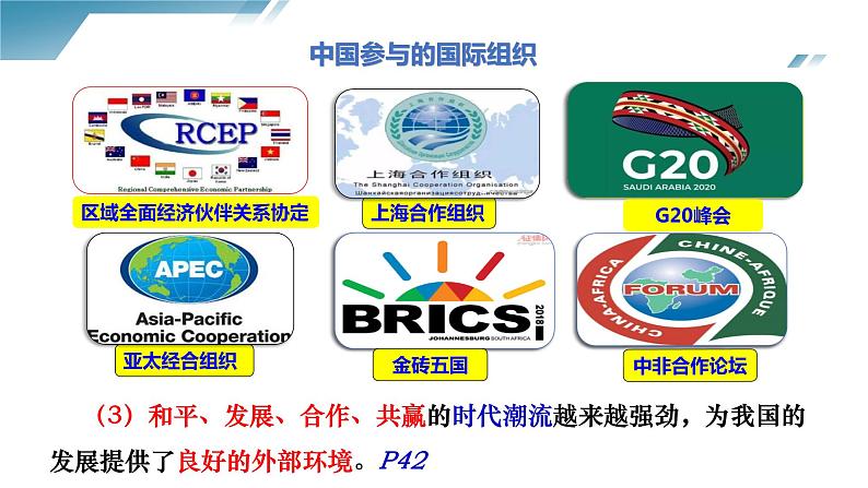 4.1 中国的机遇与挑战2023-2024学年部编版道德与法治九年级下册课件08