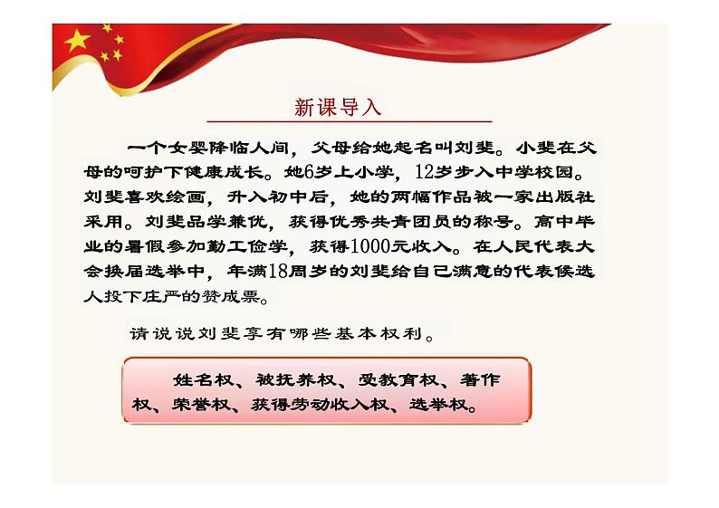 3.1+公民基本权利+课件-2023-2024学年统编版道德与法治八年级下册 (1)第3页