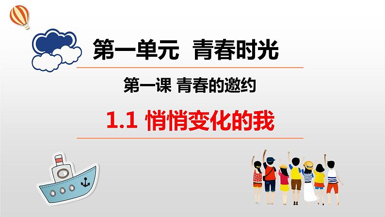 1.1 悄悄变化的我  课件   2023-2024学年七年级道德与法治下册 （统编版）第3页