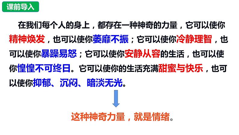 4.1青春的情绪    课件   2023-2024学年七年级道德与法治下册 （统编版）第2页