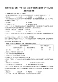 40，辽宁省盘锦市双台子区第一中学2023-2024学年九年级下学期开学考试道德与法治试题